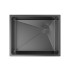 Кухонная мойка Zorg Zerox 54 U / IF SIDE SF PVD GUNBLACK