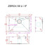 Кухонная мойка Zorg Zerox 59 U / IF PVD GOLD