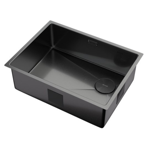 Кухонная мойка Zorg Zerox 59 U / IF SIDE SF PVD GUNBLACK