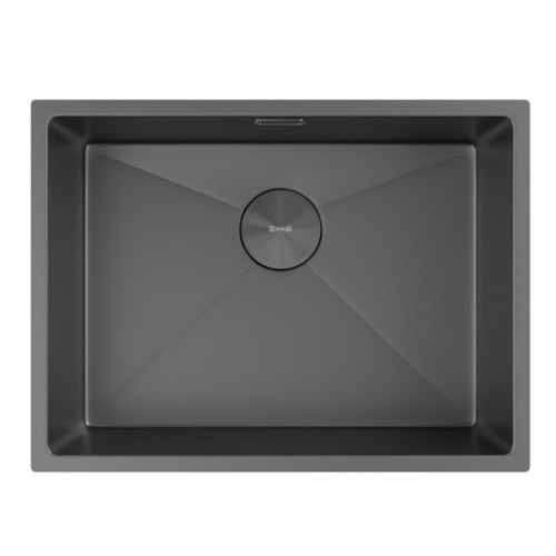 Кухонная мойка Zorg Zerox 59 U / IF ZURINOX PVD GUNBLACK