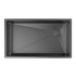 Кухонная мойка Zorg Zerox 74 U / IF SIDE SF PVD GUNBLACK