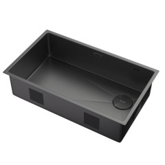 Кухонная мойка Zorg Zerox 74 U / IF SIDE SF ZURINOX PVD GUNBLACK