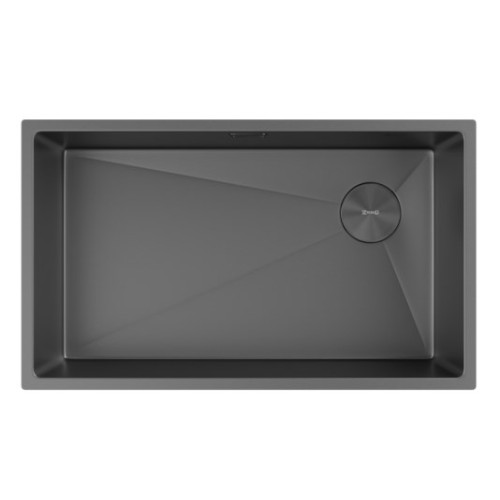 Кухонная мойка Zorg Zerox 74 U / IF SIDE SF ZURINOX PVD GUNBLACK