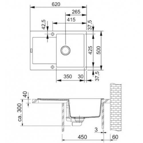 Кухонная мойка Franke MRG 611C бежевый