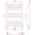 Полотенцесушитель Сунержа Модус 800x500 00-0250-8050