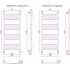 Полотенцесушитель Сунержа Богема+ 1000x400 12-0220-1040