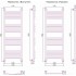 Полотенцесушитель Сунержа Богема+ 1200x400 00-0220-1240