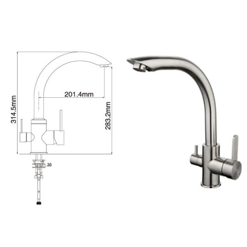 Смеситель Gappo G4399
