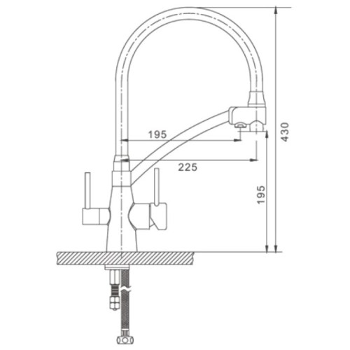 Смеситель Gappo G4398-1