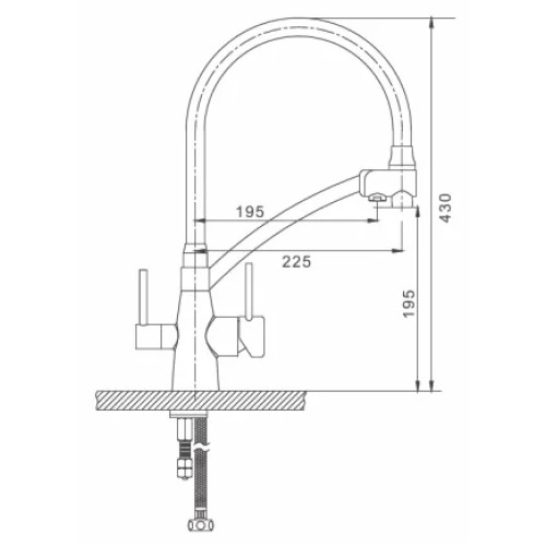 Смеситель Gappo G4398