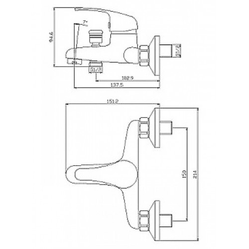 Смеситель Rossinka Silvermix Y35-31