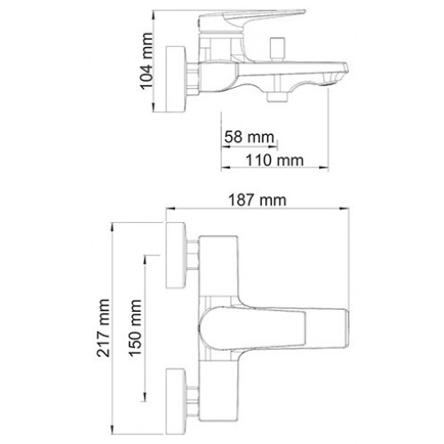 Смеситель Wasserkraft Lopau 3201