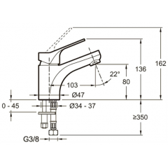 Смеситель Jacob Delafon Brive E75762-4-CP