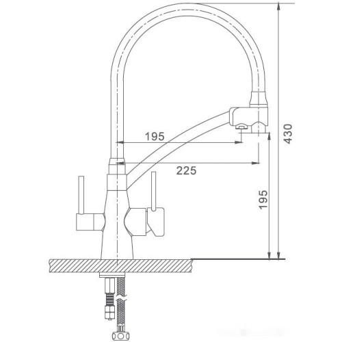 Смеситель Gappo G4398-19