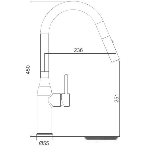 Смеситель Gappo G4398-46