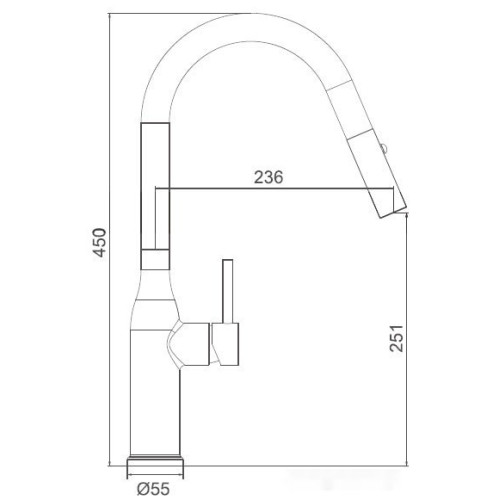 Смеситель Gappo G4398-41