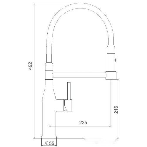 Смеситель Gappo G4398-55
