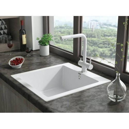 Смеситель Paulmark Skalen Sk213020-431 (белый матовый)