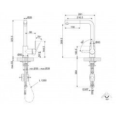 Смеситель Smeg MID1NS