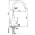 Смеситель Frap F4396-15
