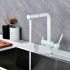 Смеситель Paulmark Serpentine SE213222-431 (белый матовый)