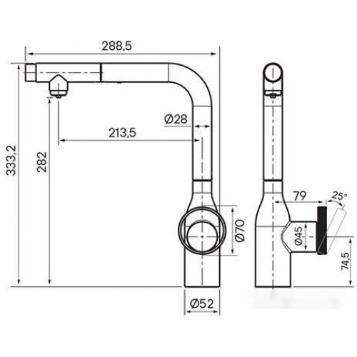 Смеситель Paulmark Urban Ur213104-431 (белый матовый)