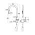 Смеситель Paulmark Universal Un213880-BG (золото/брашированное золото)