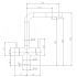 Смеситель Zorg Atos Premium (satin)