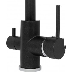 Смеситель Zorg Akvaduo Premium Brass black metallic