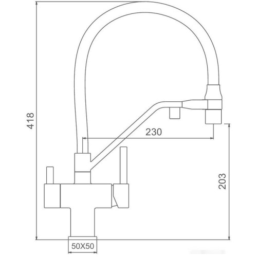 Смеситель Gappo G4395-66