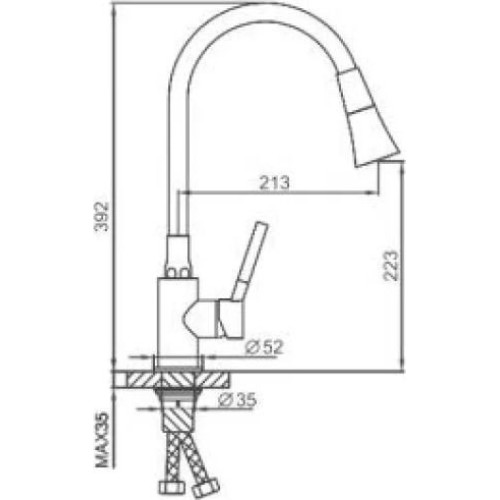 Смеситель Frap F4044-9