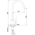 Смеситель Frap F40994-6