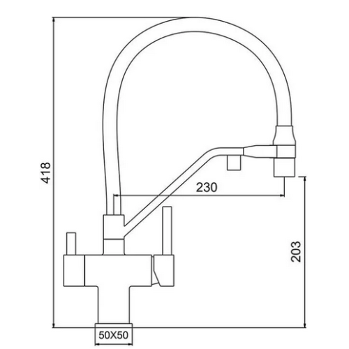 Смеситель Gappo G4395-63