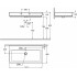 Умывальник Grohe 3938600H с гигиеническим покрытием 101x49