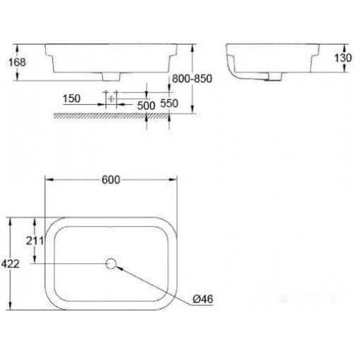 Умывальник Grohe Eurocosmo 39124001