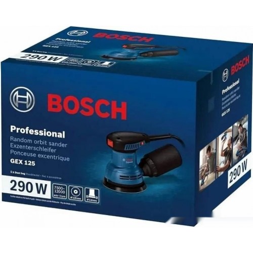Шлифовальная машина Bosch GEX 125 06013A8020