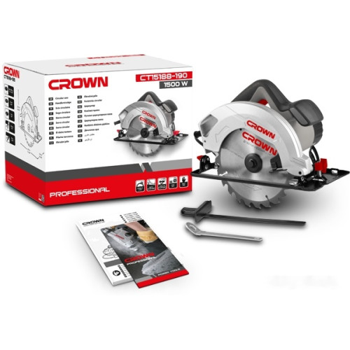 Дисковая пила Crown CT15188-190