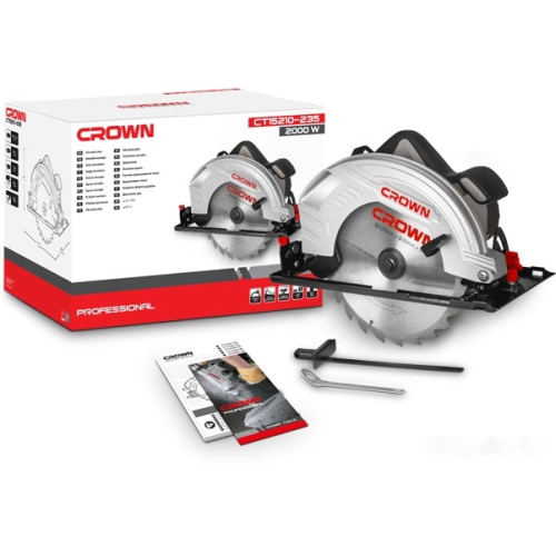 Дисковая (циркулярная) пила Crown CT15210-235