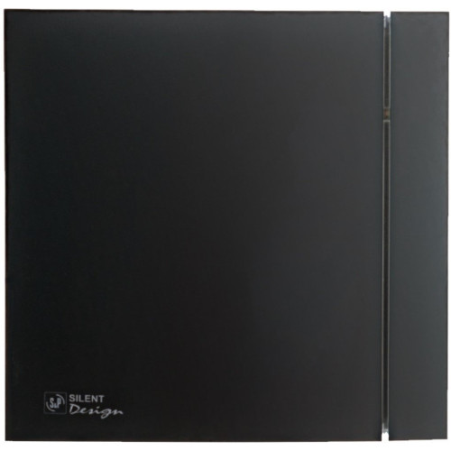 Осевой вентилятор Soler & Palau Silent-200 CZ Matt Black Design - 4C 5210009900