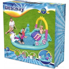Бассейн Bestway Волшебный единорог (274x198x137)