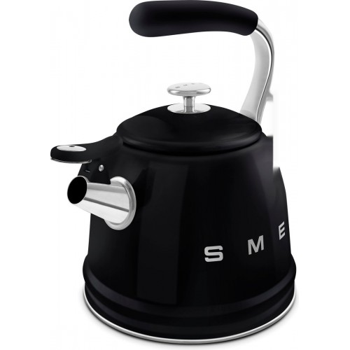Чайник со свистком Smeg WKF01BL
