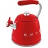 Чайник со свистком Smeg WKF01RD