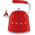 Чайник со свистком Smeg WKF01RD