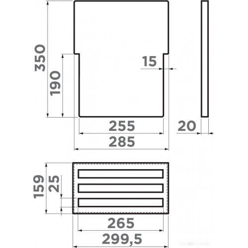 Сушилка для посуды Omoikiri DRY-02 IN (без вставок)
