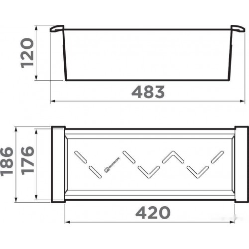 Коландер Omoikiri CO-04 GM 4999057