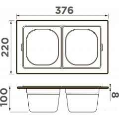 Коландер Omoikiri DC-04-2 GB 4999085