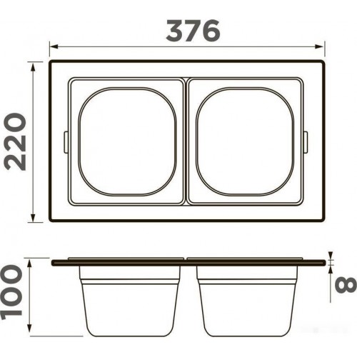 Коландер Omoikiri DC-04-2 GB 4999085