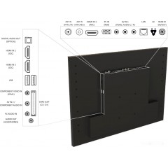 Телевизор AVEL AVS240KSFM Smart (AVS240KS Magic Mirror)