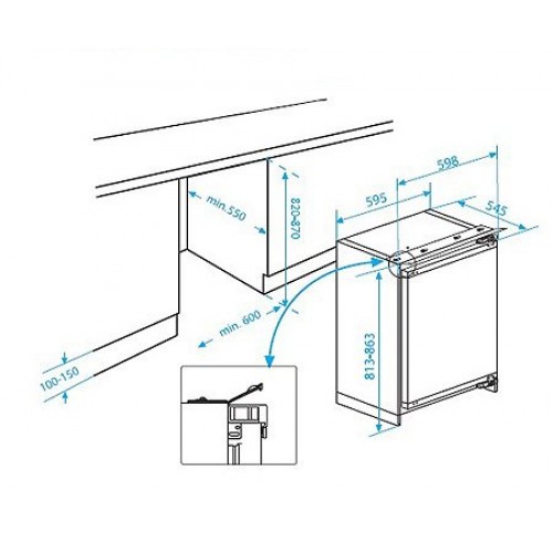 Однокамерный холодильник Beko BU 1100 HCA
