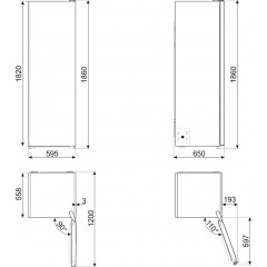 Морозильник Smeg FF18EN2HX